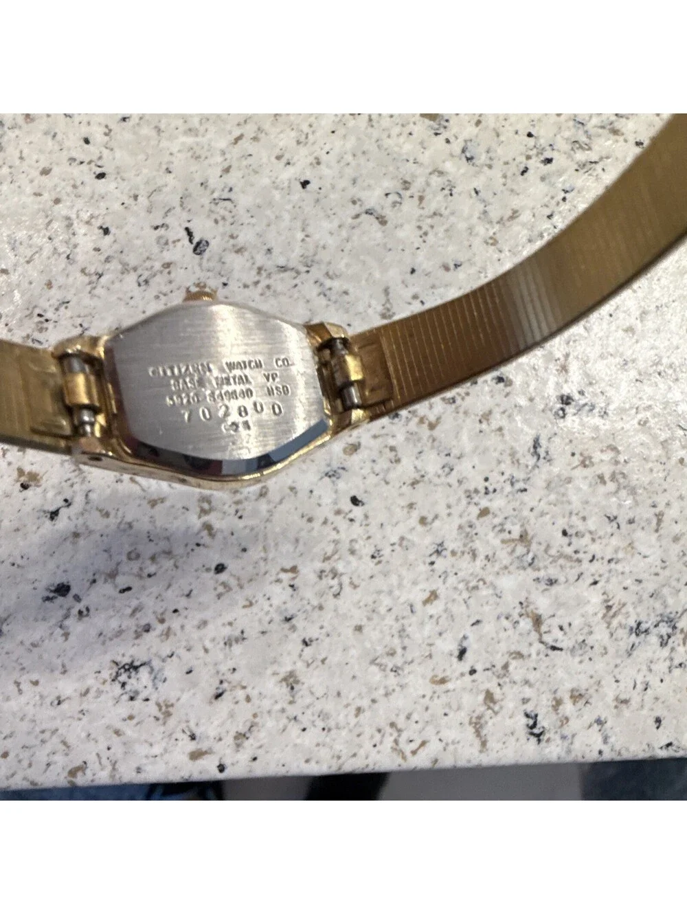 Citizen Quartz Women’s Vintage 80s Gold Tone Analog Quartz Bracelet Watch